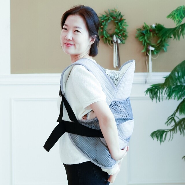 강원더몰,베이비꼬 조끼형 포대기 '까꿍'